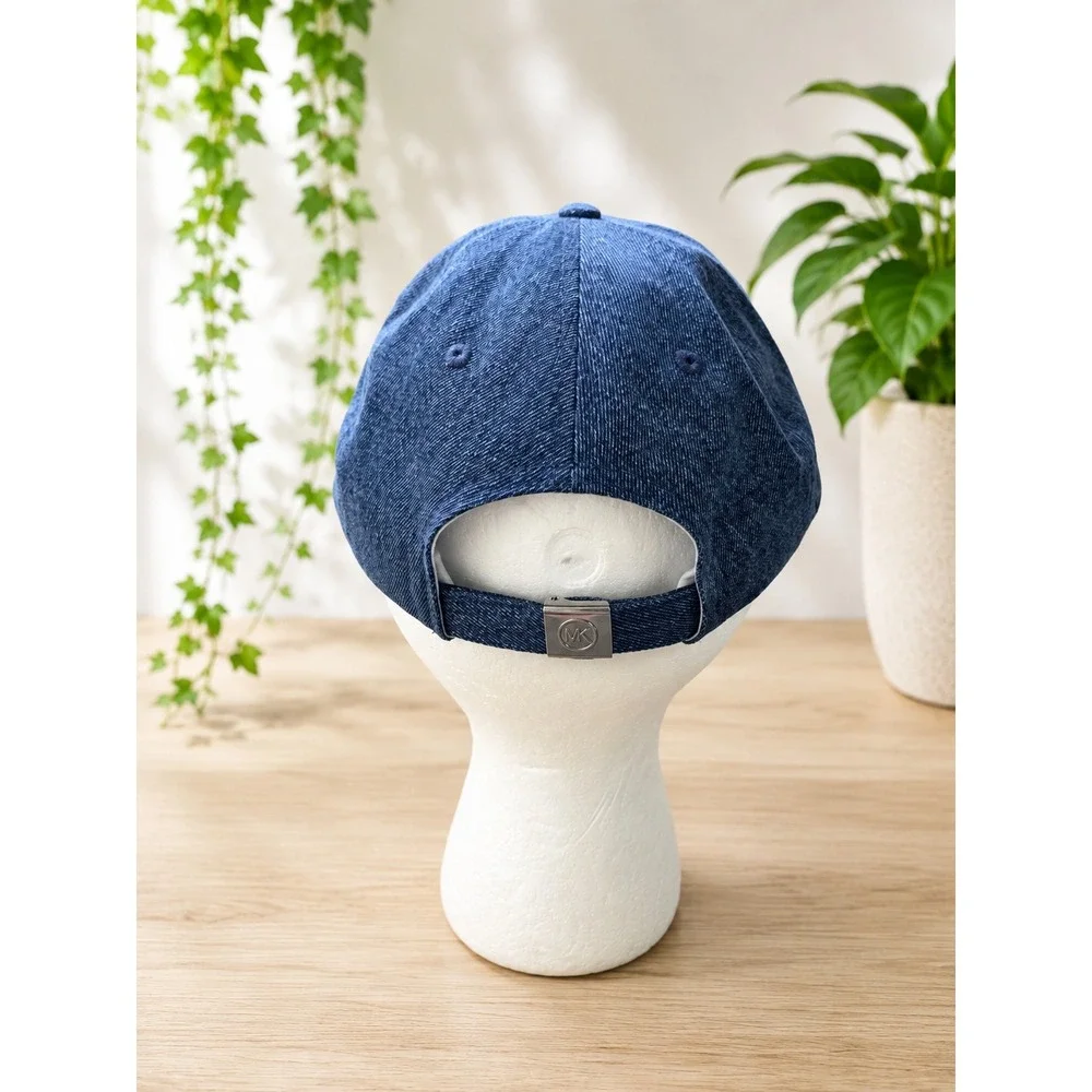 Michael Kors denim ball cap nwt